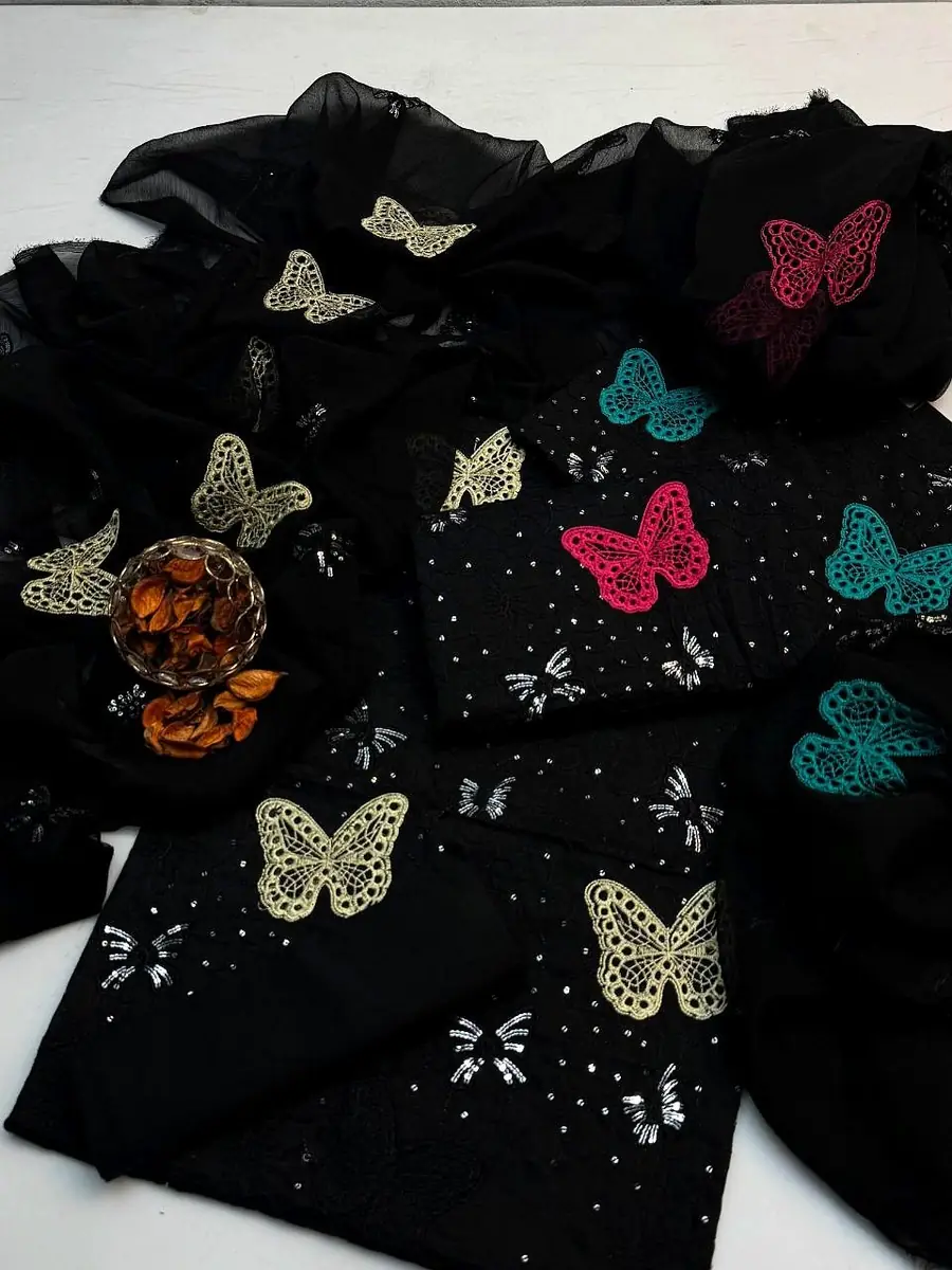 Maria.B Butterfly Chikankari