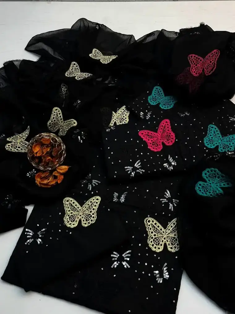Maria.B Butterfly Chikankari